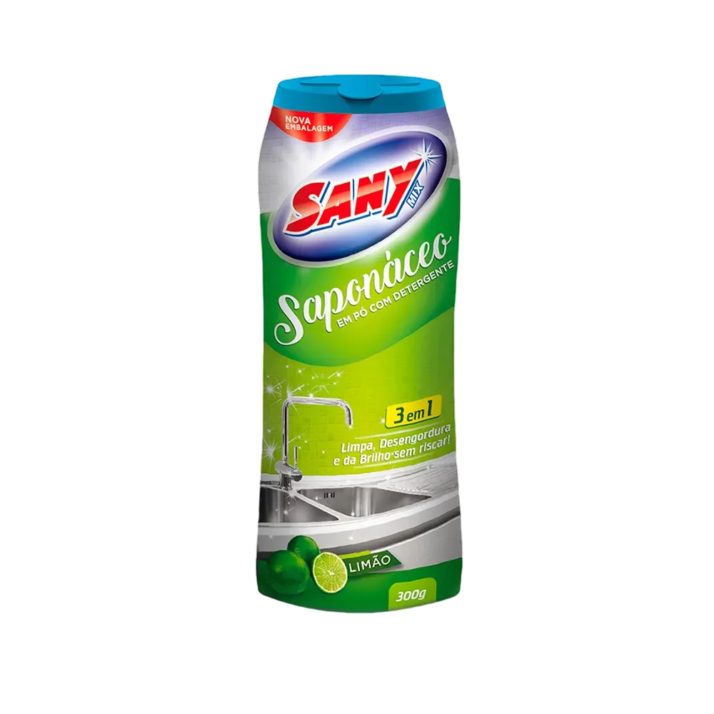 imagem produto SAPONÁCEO EM PÓ 300G SANY MIX R$5,10